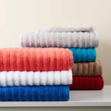 Performance Textured Bath Towel, 54" x 30", Coolwater
