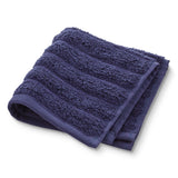 Performance Mix Textured 6-Piece Bath Towel Set - Navy Blue
