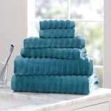 Performance Textured Bath Towel, 54" x 30", Coolwater