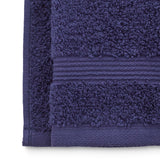 Performance Mix Textured 6-Piece Bath Towel Set - Navy Blue