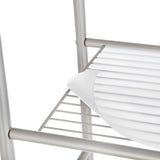 3-Shelf Bathroom over the Toilet Space Saver with Liner, Satin Nickel